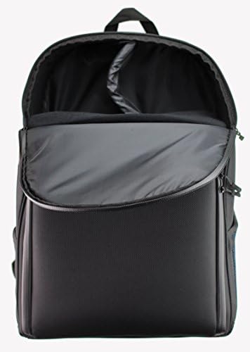 Navitech Crna + Plava prijenosni mobilni skener torbica za nošenje / ruksak kompatibilan sa Canon DR-C225