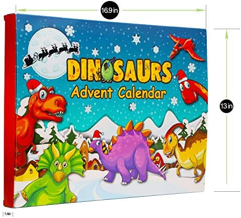 ATDAWN Advent Calendar 2022 sa 24 dinosaurusa za dječake, djevojčice, djecu i malu djecu, Božićno