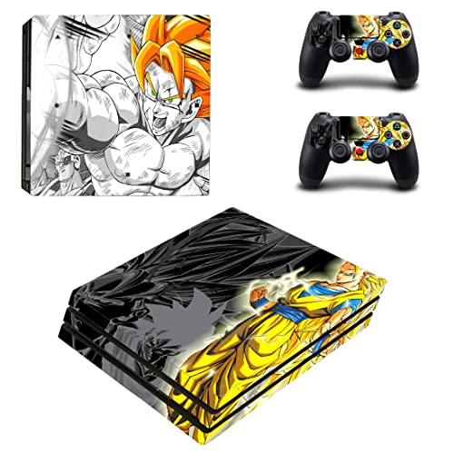 Anime Drago i VIP baloni Son Goku, Vegeta, Super Saiyan PS4 ili PS5 skin naljepnica za PlayStation 4 ili