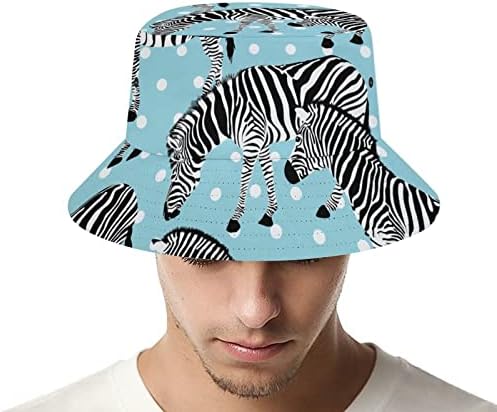 Kašika za šešir Zebra Print Modni uniseks Pakirajte putovanja Sun Caps Tinejdžeri Žene Muškarci Novelty