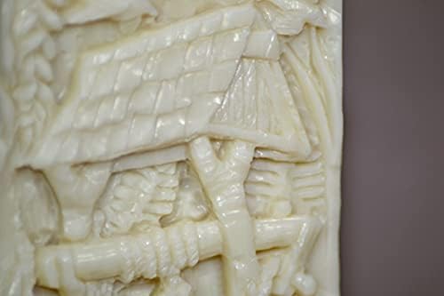 Dobro silikonska kalup sapuna od molbe voštane gline 5oz