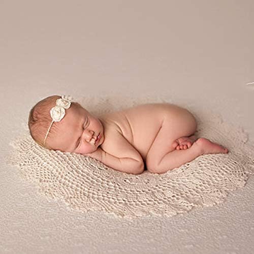 Novorođenče fotografiranje djeteta rekvizira mekana prozračna i udobna pamučna dječja fotografija pokrivačica