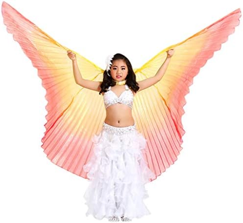 Cegduyi stomak ples Isis krila sa palicama za djecu stomak ples kostim anđeo krila za karneval