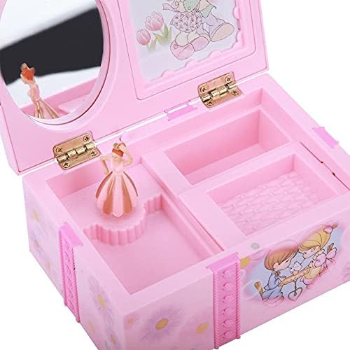 Houkai Pink Dancing Girl Music Box ukrasi ukrasi Kućni dekor Nakit Organizer Music Box