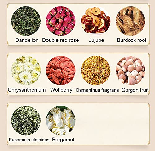 Dnevni jetre Hranjiv čaj 18 Različite prirodne bilje - 18 okusa za njegu jetre 30bags / 1Bux