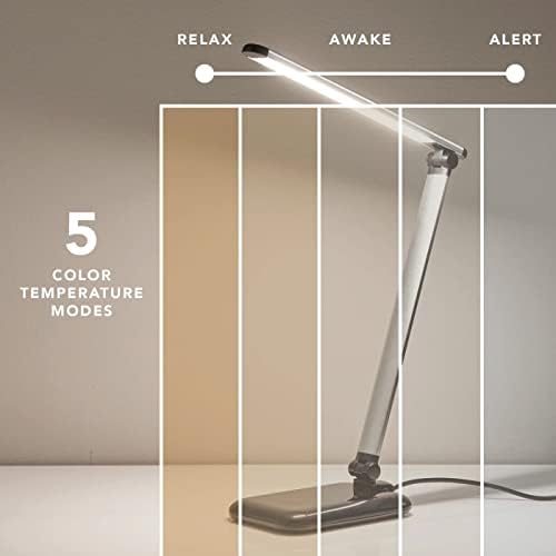 Adesso Simplee Lennox LED multifunkcionalna stolna lampa, pametni, 5 modova temperature u boji,
