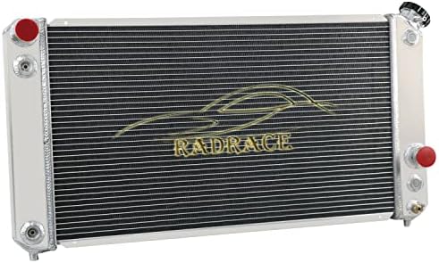 RadRace 4 redni aluminijumski radijator za 1994-2005 Chevy S10 Blazer Silverado GMC Sonoma Jimmy