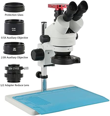 Pribor za mikroskop 37MP Digitalni USB mikroskopio kamera 3.5x-90x Simul-fokalni tronokularni potrošni