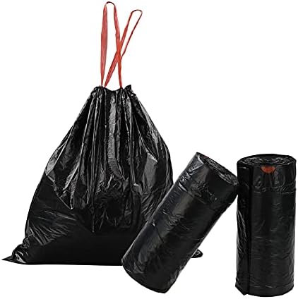 Parlynies 13 galona plastične kockice za smeće, visoke kuhinjske vrećice za smeće, 2 rolne,