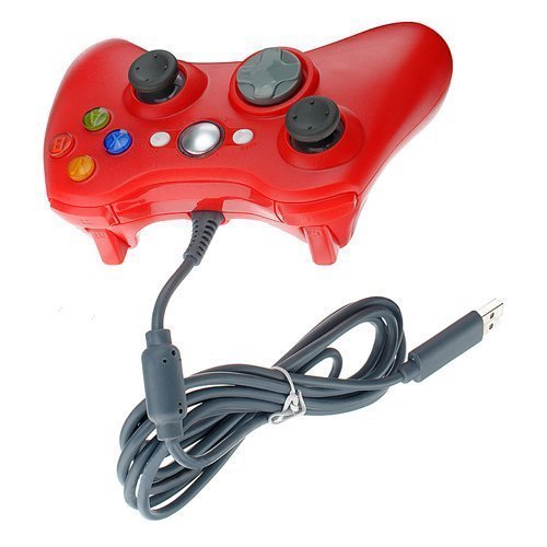 Halnziye žičani USB Game Pad kontroler za Microsoft Xbox 360 PC Windows Red