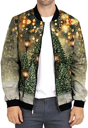 ADSDQ Muška jakna Zima, zima prevelika stilska jakna Muška plaža s dugim rukavima Grafički
