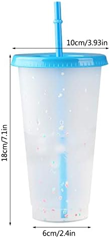 Messiyo Creative Wave Cup CHIP CHIP CUP PP Plastična šalica za slamćenje Boja čipa plastična prozirna
