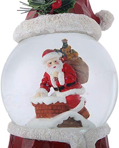 TZSSP Glazbeni božićni blistavi Santas Claus sa figurinskim vodenim kuglicom Snjegovito globus Dekoracija