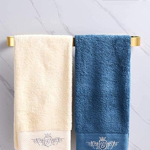 WDBBY brušeni zlatni ručnik ručnik od nehrđajućeg čelika, zidni nosač ručnika za ručnike za ručice Rustoffof Company