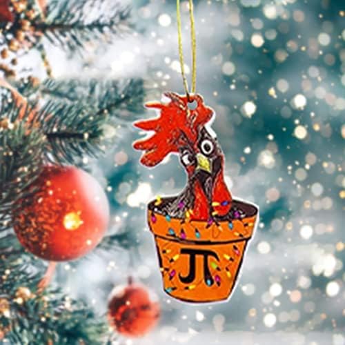 Tree Božićni božićni pileći ukrasi personalizirani ptica ukrasi Proizvod za porodične ukrase