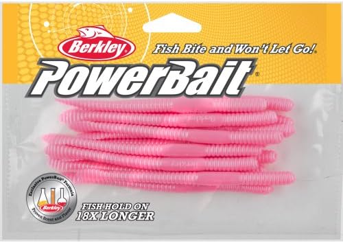 Berkley Powerbait plutajući čelični čelični crv Bubblegum, 4