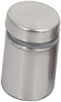 X-dree 16mmx27mm nehrđajućeg čelika Oglasite stakleni pričvrsni vijak za pričvršćivanje nosača 15pcs (16mmx27mm