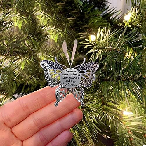 Božićni privjesak Leptir Personalizirano porodično dekoracija Božićna dekoracija stabla Kreativni