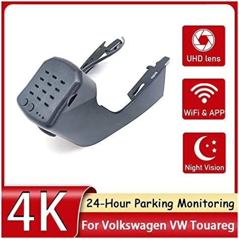 UHD, Auto DVR WiFi video snimač Dash Cam Camera 24h Parking monitor kompatibilan sa VW Touareg T