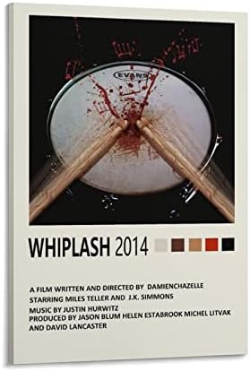 YYDDS Whiplash film 2014 Američki nezavisni psihološki dramski poster za sobu Estetsko ukrasno