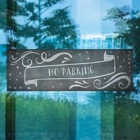 CGsignLab | Nema parking-načni baner prozor Cling | 36 x12