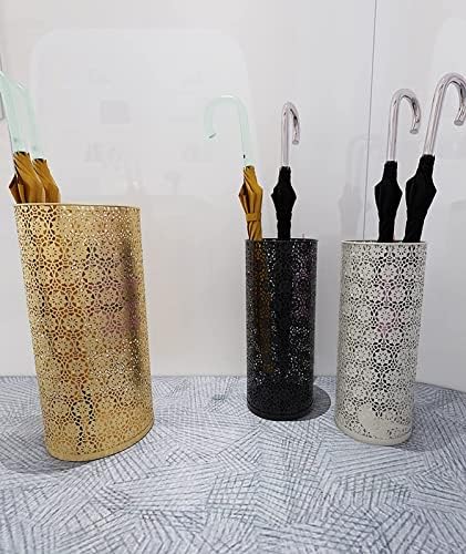 ZESUS Kišobran Metal šuplje držač kišobranskog držača kišobrana sa kapljicom i 5 kuka za teške