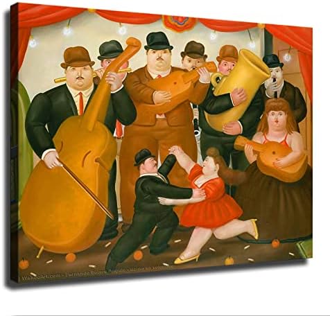 Ples u Kolumbiji Botero Picture Poster Kućni zid Art Deco poklon HD Print Art estetski zid Deco frameless