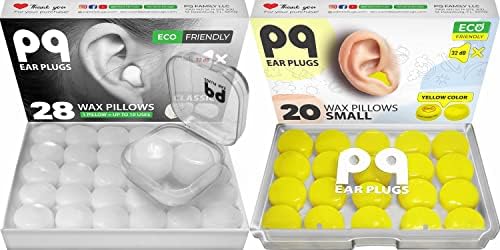 PQ 28 Silikonski vosak za uši & amp ;PQ 20 mali Silikonski čepići za uši za djecu
