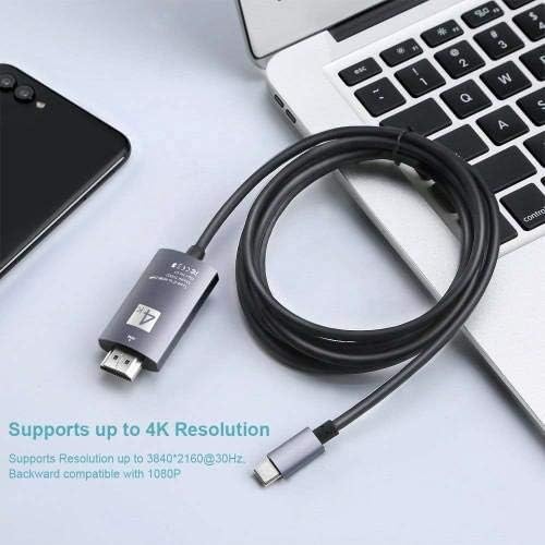 Boxwave Cable kompatibilan sa Asus VivobOok S 16X - SmartDisplay kabl - USB tip-c do HDMI, USB C / HDMI kabel