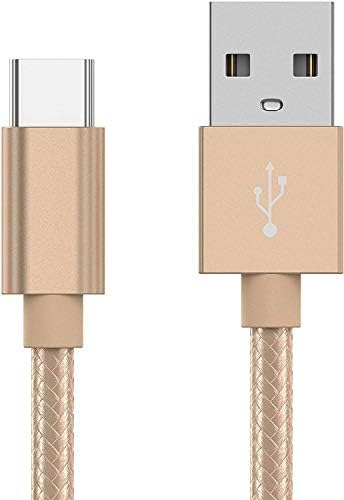 USB tip C kabel [6ft] pletena teška dužnost Brzi punjenje 2.0 USB C Kompatibilan sa Samsung Galaxy S10 S10E