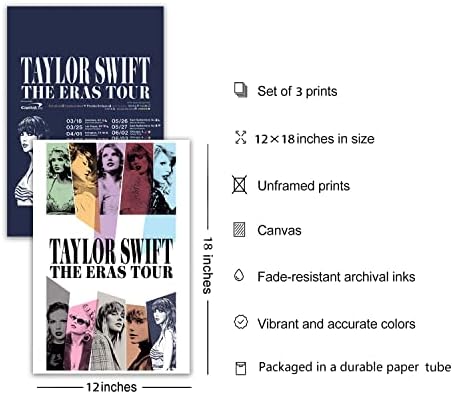 Swift Poster album Cover muzički posteri za sobu estetska platna zidna umjetnost za tinejdžere i djevojke