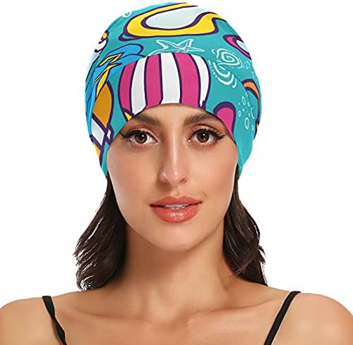 Kapa s lubanjem za spavanje Radni šešir Bonnet Beanies za žene Ljeto putovanje Ocean Sea Sleep