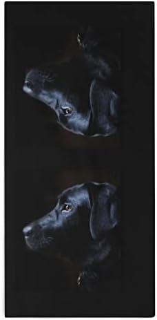 Black Labrador ručnik za pse 28.7 X13.8 Krpe za lice Superfine vlakne visoko upijajući ručnici ručnici