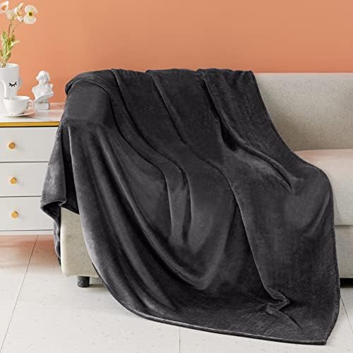 BeautyEx Fleece bacajte pokrivač za kauč kauč ili veličinu bacanja kreveta, meko nejasno plišanje,