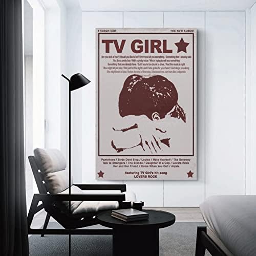 BICHI Tv djevojka Vintage Poster muzički Posteri platno umjetnički Poster i zidna umjetnička slika