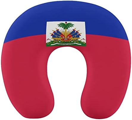 Zastava Haiti Jastuk za putni vrat Jastuk Memorija pjena za glavu Leta za spavanje za spavanje