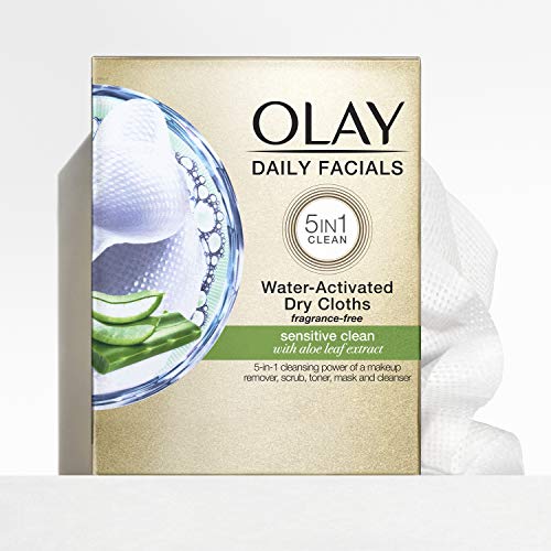 Maramice za uklanjanje šminke Olay Daily Facials Gentle Clean 5-u-1 krpe za čišćenje aktivirane vodom, broj