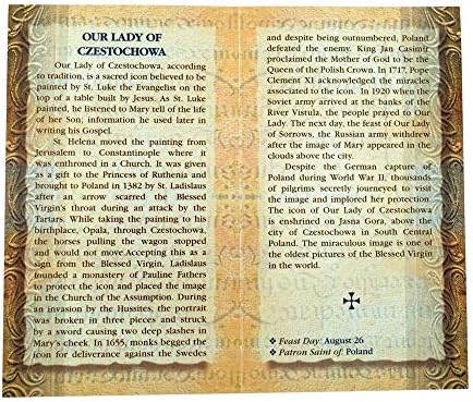 William J. Hirten Deluxe Katolička Sveta karta s tradicionalnim molitvama