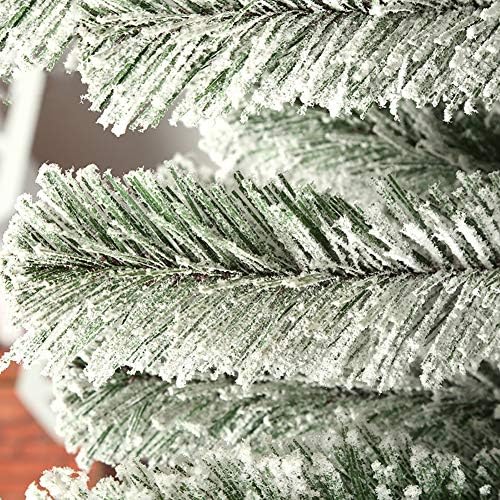 PVC jato snoin umjetno božićno drvce u metalnom štandu smreka sa šarkama Xmas stablo osjećaj