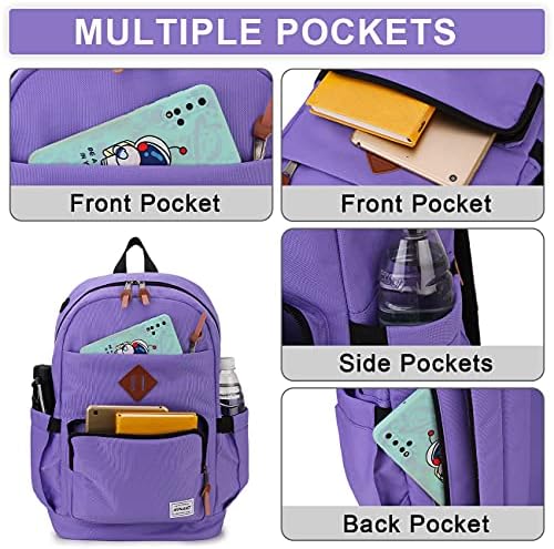 Ravuo školski ruksak za muškarce, žene otporne na vodu 15,6 inčni torba za laptop torba za knjige Casual Daypack