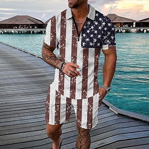 Ljetne muške majice muške Dan nezavisnosti peder modni slobodno vrijeme Seaside Beach Holiday 3d Digitalni