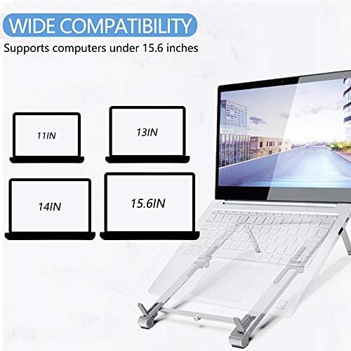 Sklad boxwave i montirajte kompatibilan sa ASUS ZenBook 14 - džepni aluminijski postolje 3-u-1, prenosiv,
