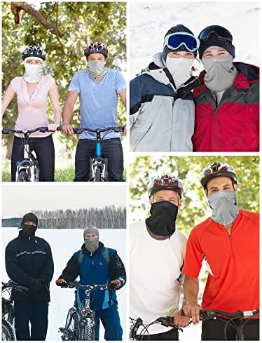 SATINIOR 9 kom skijaška maska za muškarce UV Balaclava rashladna gamaša za vrat prozračna