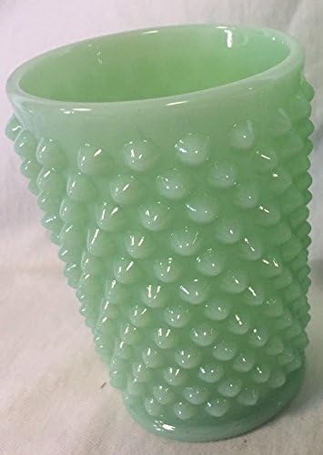 Hobnail uzorak-čaša/čaša za sok - žad Jadeite zeleno staklo-američka proizvodnja-Mosser USA