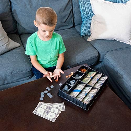 Set novca za igru za djecu, lažni novac za pretvaranje - izgleda stvarno, najbolji novac za igračke za igru