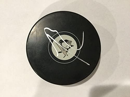 Bryan Rust potpisao autogramom Pittsburgh Penguins Hockey Puck a-autogramom NHL Pucks