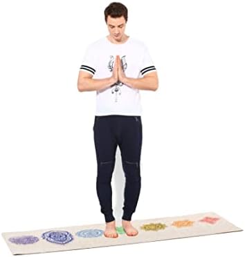 Shakti Warrior Hemp yoga mat - Extra Long and Wide-artist Designed, Premium eco Friendly mats, non