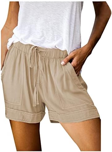 Atletske kratke hlače za žene Ljeto nacrtavanje ugodno Split Solid Pant Spring Sport Kratke ležerne