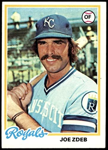 1978 TOPPS 408 Joe Zdeb Kansas City Royals Dean's Cards 5 - Ex Royals