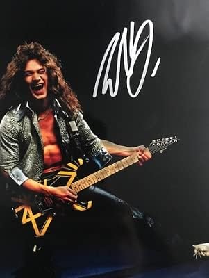 Uramljeno Eddie van Halen Autograph sa potvrdom o autentičnosti